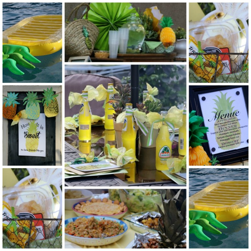 HOW TO THROW A SUMMER SOIREE WITH A PINEAPPLE THEME